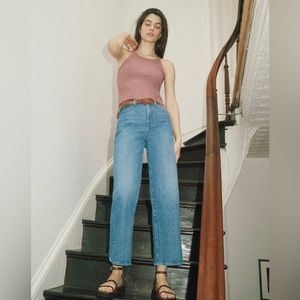 Madewell The Perfect Vintage Wide-Leg Crop Jean
